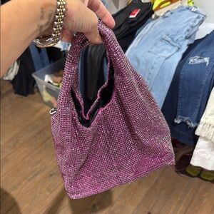 Rebecca Minkoff Pink Rhinestone Mini Bag